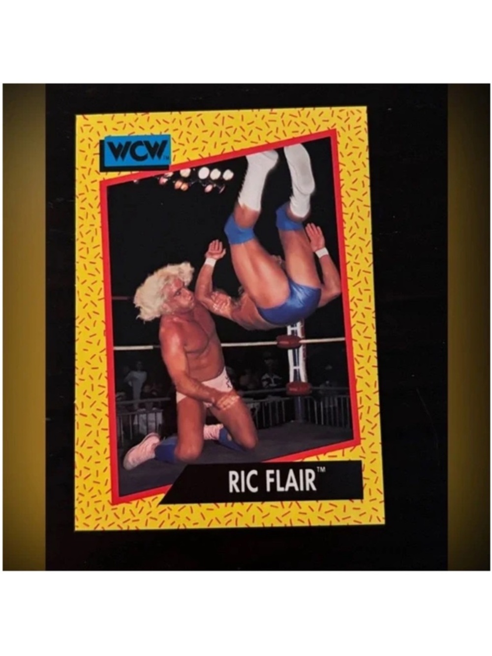 Ric Flair 1991 Impel WWE WCW Rookie RC Wrestling Card